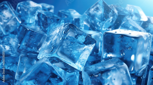 Ice backround frozen texture photo