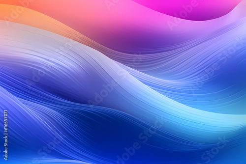 horizontal colorful abstract wave background