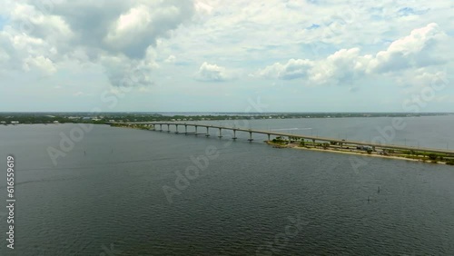 Wallpaper Mural Aerial video Ernest Lyons Bridge Stuart Causeway Florida USA Torontodigital.ca