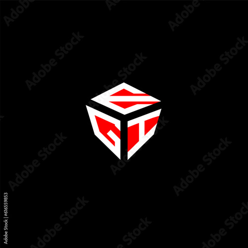EGI letter logo abstract creative design. EGI unique design	