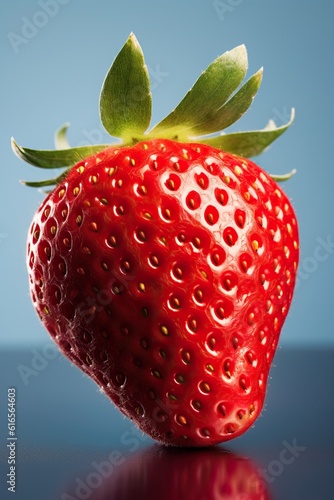 Commercial Shot of a Strawberry, Eye Catching. Generative AI.