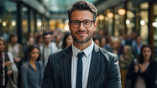 a man in a suit and tie