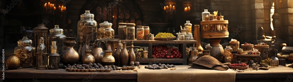 a table with different kinds of food on it a table with different kinds of food on it