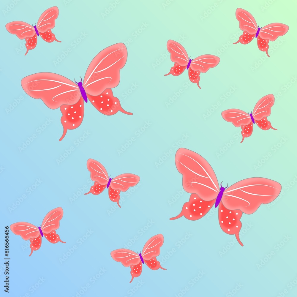 pattern with butterflies pattern with butterflies