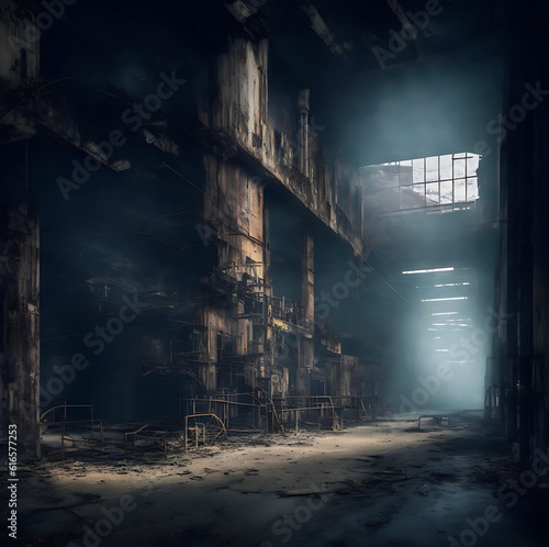 Old Horror abandoned factory