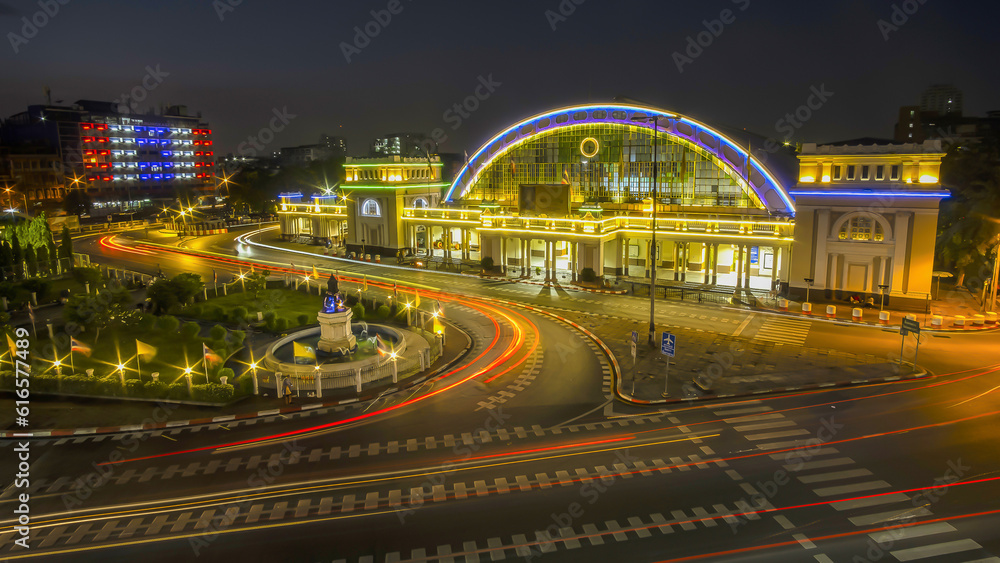 Hua lamphong train station, in Bangkok.