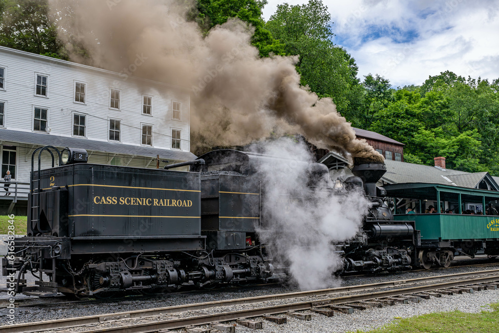 Fototapeta premium steam locomotive