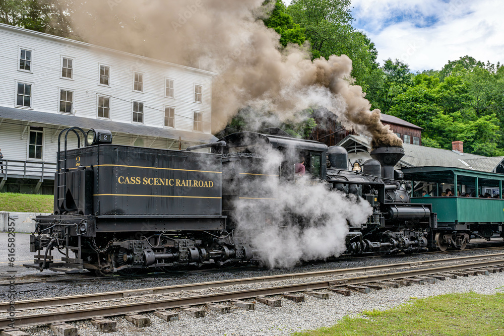 Obraz premium steam locomotive