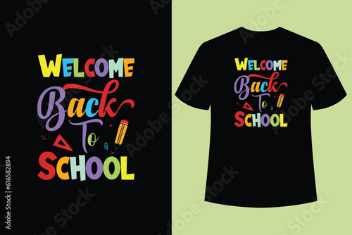 Back to School T shirt Design