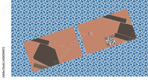  business card templates design by creative artists and online play studium Visitting card template Design .modern,easy brown business card design.