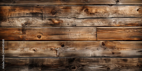 Old wooden wall desktop background ,Generative AI
