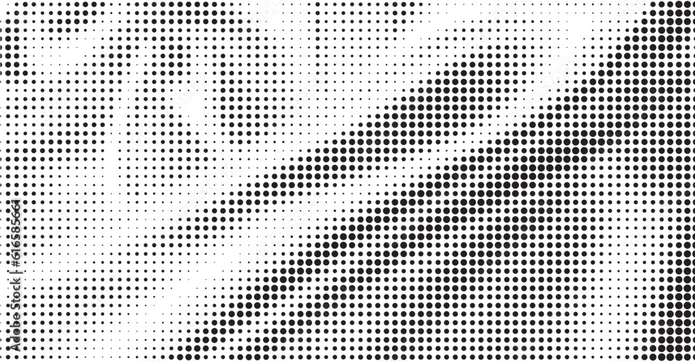 Fototapeta premium Halftone dotted background. Dotted pattern with circles, dots, point large scale. Design element for web banners, posters, cards, wallpapers, sites. 