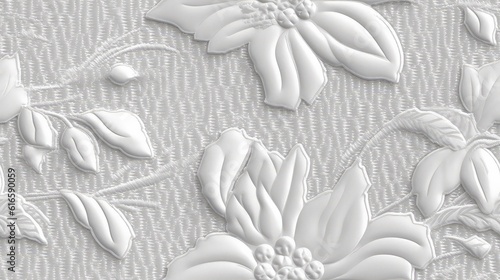 complete white  embroidery texture background