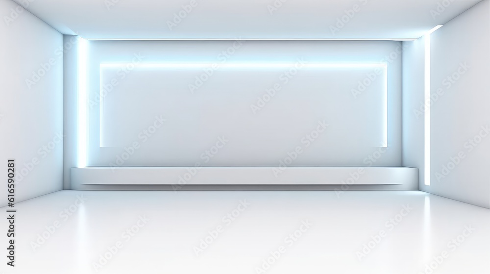 big Empty white minimal room with light rays for presentation background , white ambiance Universal minimalistic white background for presentation. A light white wall in the interior and lighting big Empty white minimal room with light rays for presentation background , white ambiance Universal minimalistic white background for presentation. A light white wall in the interior and lighting