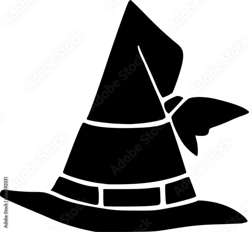 black witch hat cartoon