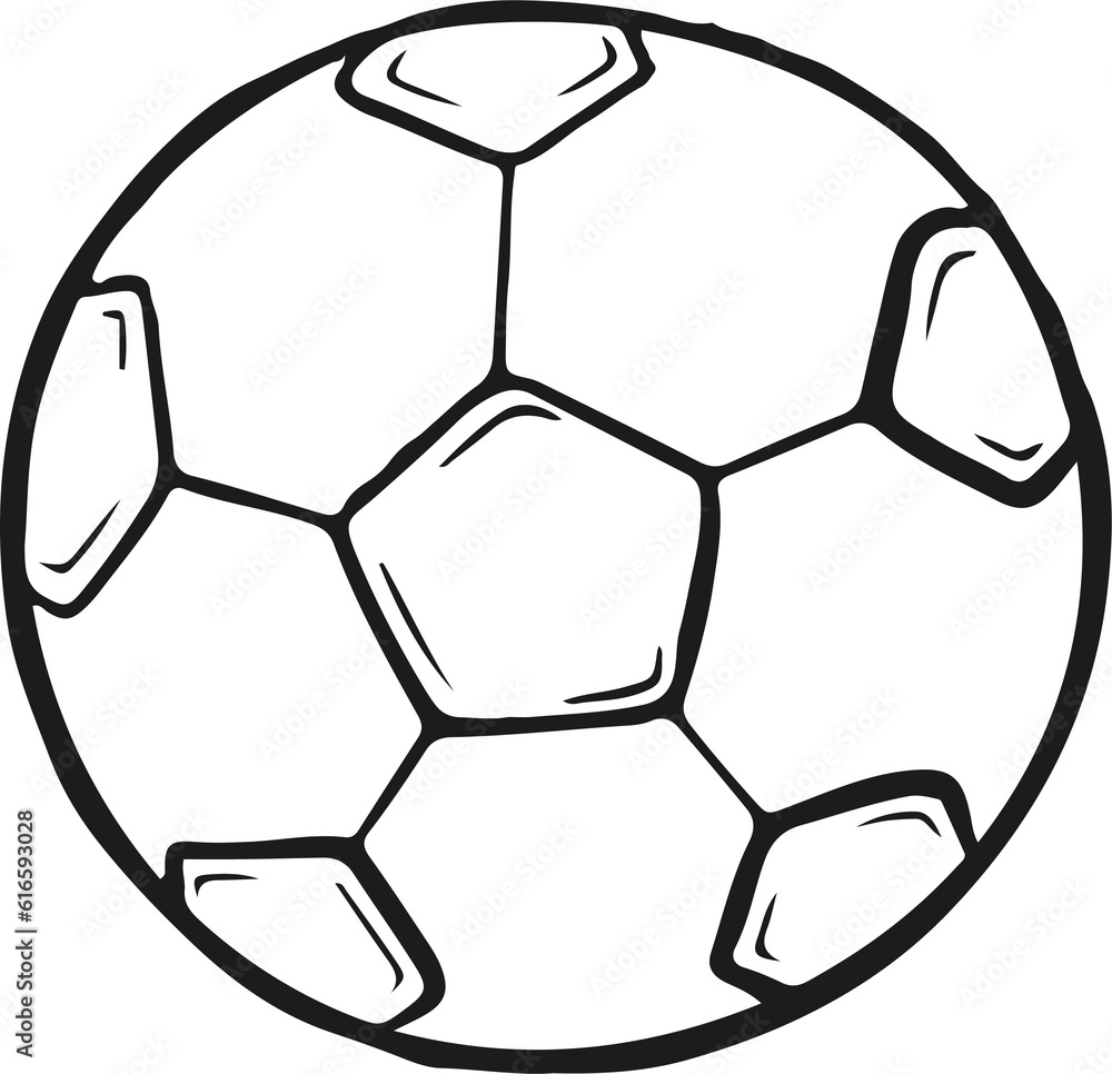 Obraz premium school doodle ball