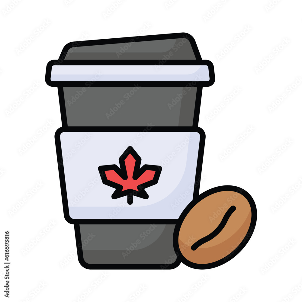 Get hold on this beautifully designed icon of coffee cup in editable style Get hold on this beautifully designed icon of coffee cup in editable style