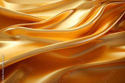abstract gold wavy background