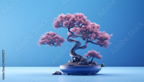 bonsai tree in a pot