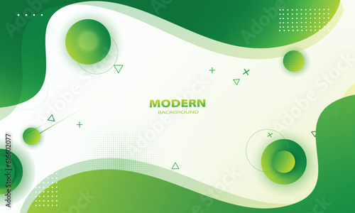 Abstract Gradient Green Background 