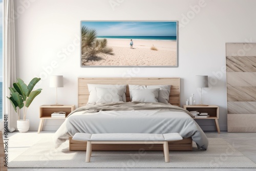 Honeymoon Suite tropicana beach with 180 angle sea view (AI generative) © HongsZa