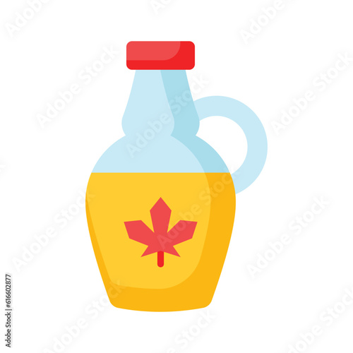 Customizable vector of maple syrup in modern style, ready to use icon