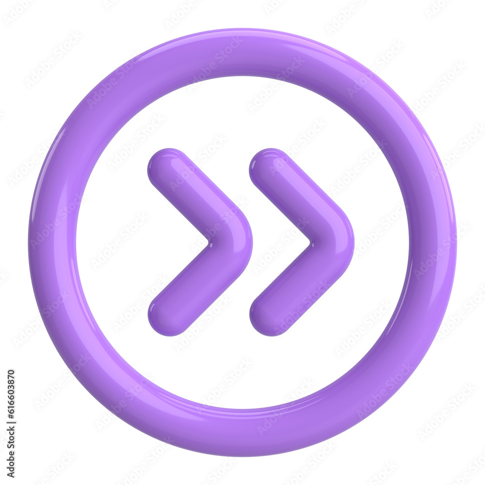 Next button. Continue button. 3D illustration. Next button. Continue button. 3D illustration.