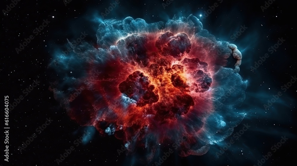 space galaxy cloud nebula. Stary night cosmos. Universe science astronomy. Supernova background generative AI space galaxy cloud nebula. Stary night cosmos. Universe science astronomy. Supernova background generative AI