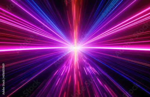Neon light wave background, 3d Rendering, Abstract Background, Light Background, Color Background