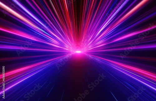 Neon light wave background, 3d Rendering, Abstract Background, Light Background, Color Background