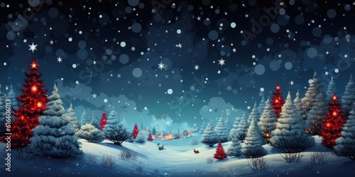 christmas background created using generative AI tools © Salander Studio