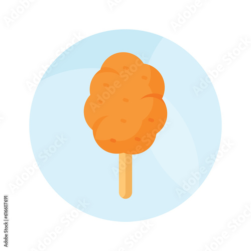 An icon of maple taffy in modern style, ready to use and download