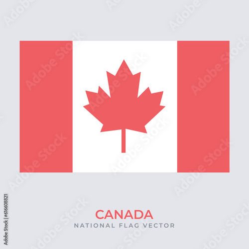 National Flag of canada vector design, canada flag transparent design vector png © DLC