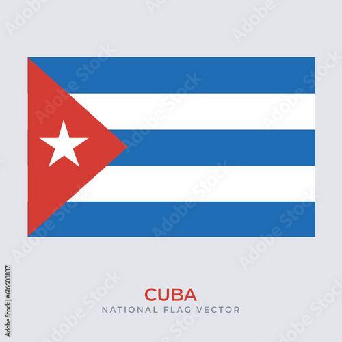 National Flag of cuba vector design, frag of cuba transparent design vector png