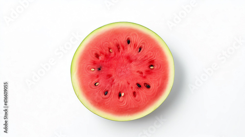 Fresh watermelon on a white background 