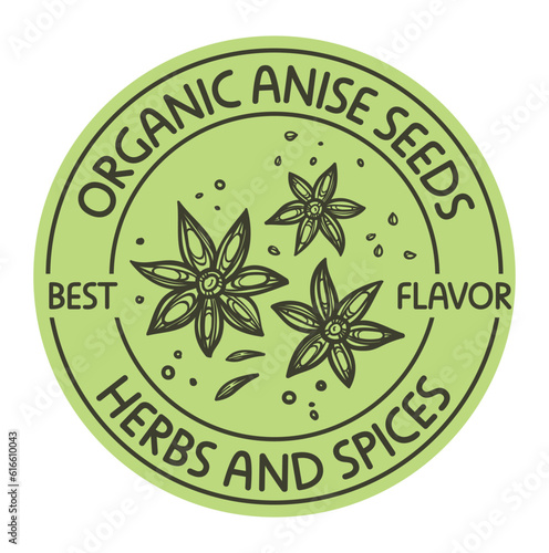 Organic anise seeds, herbs and spices best choice