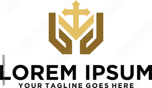 Church Foundation Christian logo design