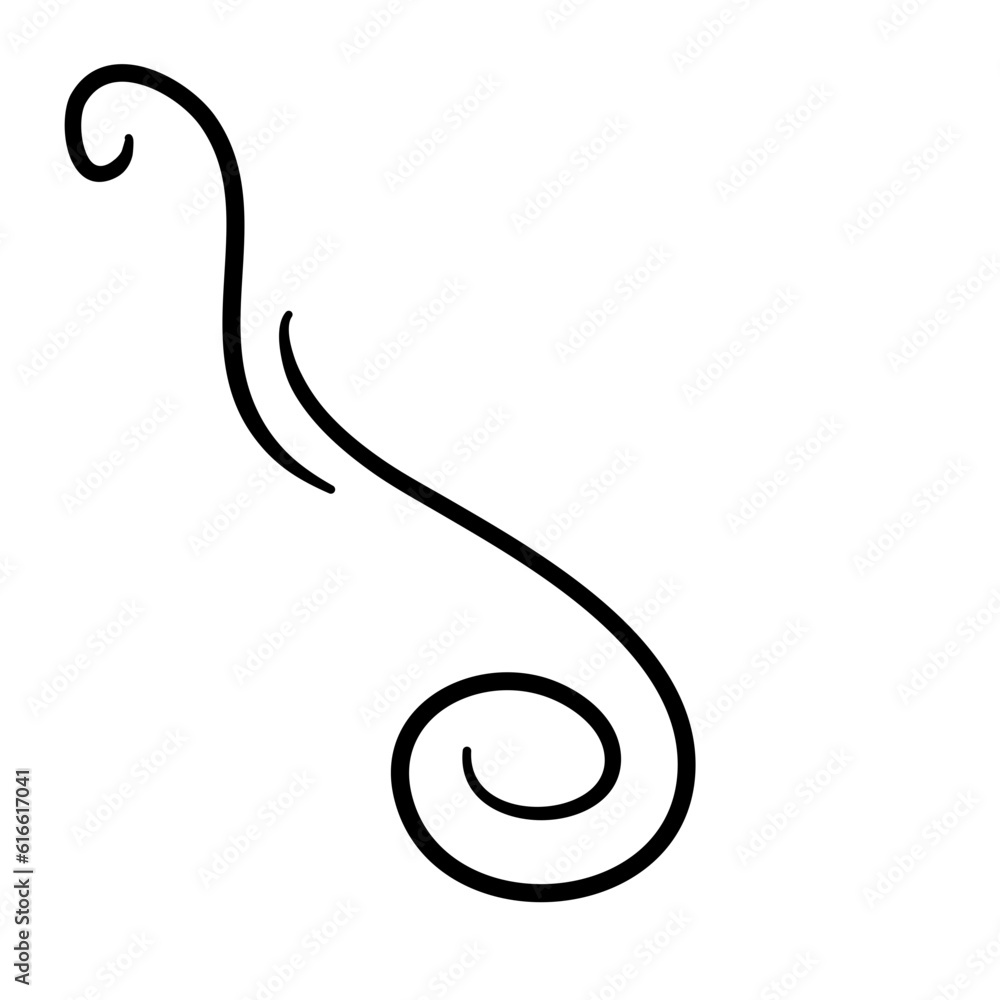 Obraz premium Calligraphic Flourish