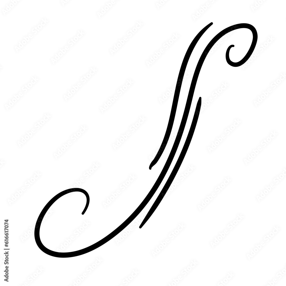 Obraz premium Calligraphic Flourish