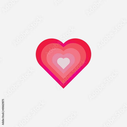 heart isolated on white background