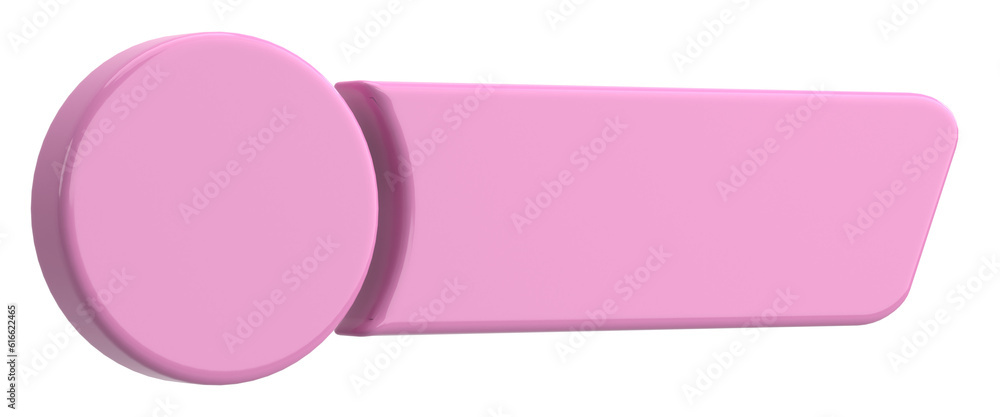 3D button. Empty button. 3D illustration. 3D button. Empty button. 3D illustration.