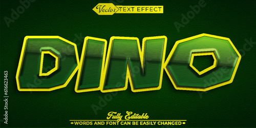 Dinosaur Editable Text Effect Template