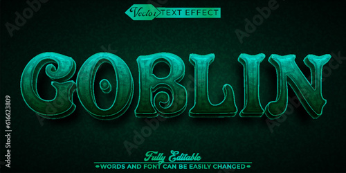 Cartoon İmaginary Goblin Editable Text Effect Template