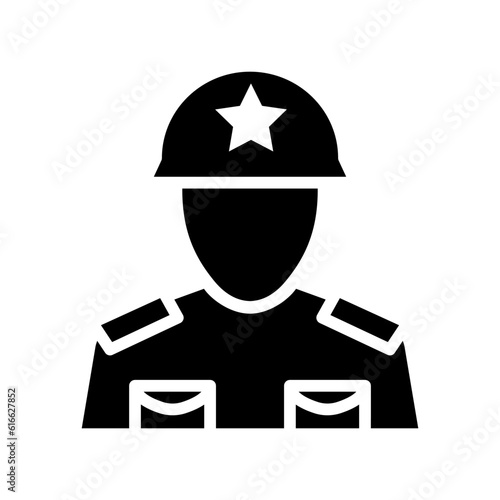 Принти на полотні Military icon