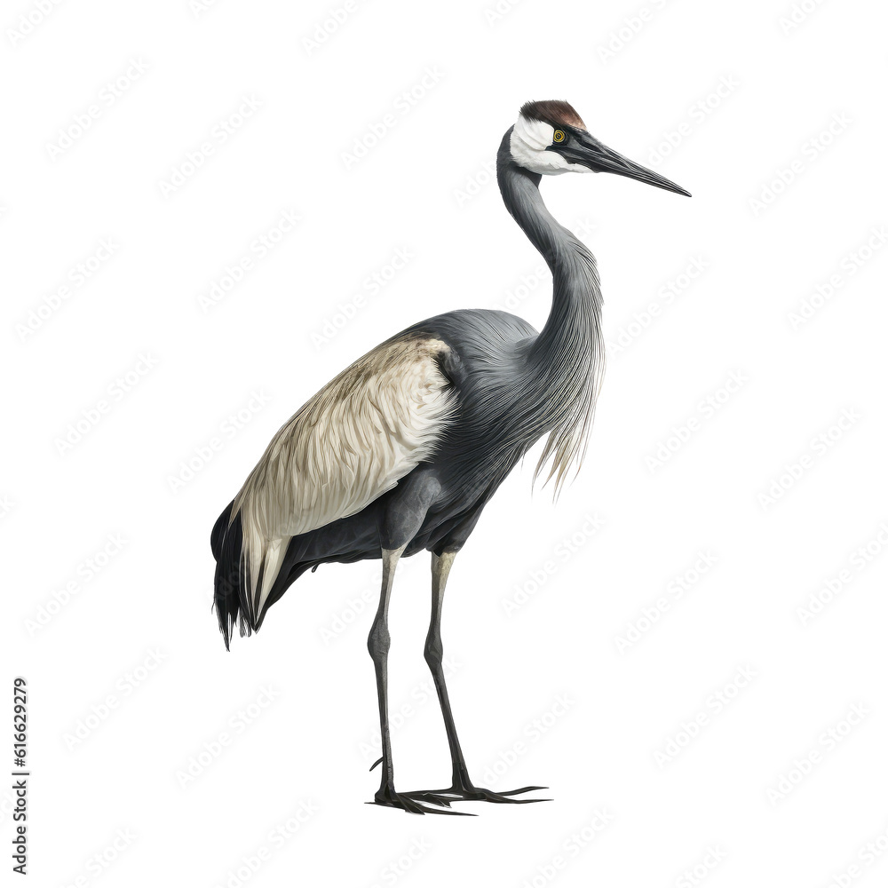 crane bird looking on background crane bird looking on background