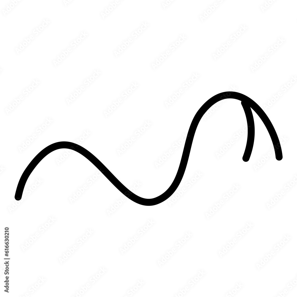 curve line illustration element