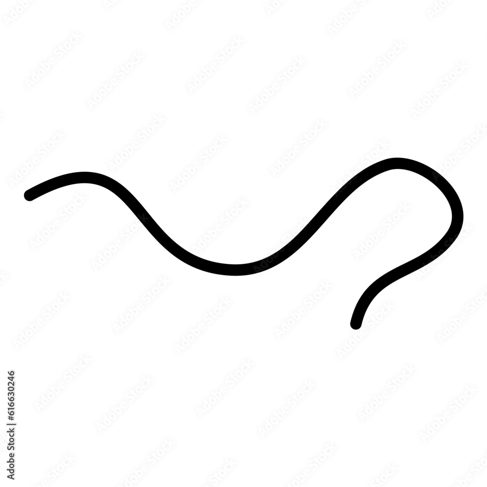 curve line illustration element