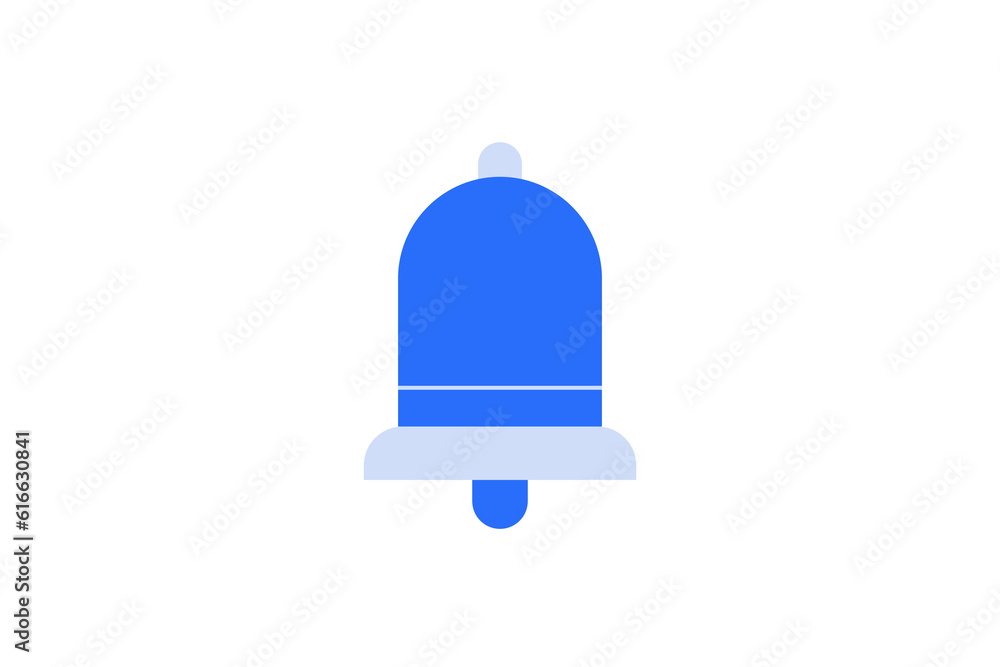 Isolated Geometric bell illustration in flat style design. Vector illustration and icon. Isolated Geometric bell illustration in flat style design. Vector illustration and icon.