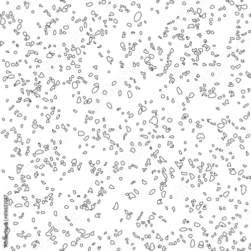 soil, sand, ground texture vector, set of graphics elements drawing for architecture and landscape design. cad pattern
