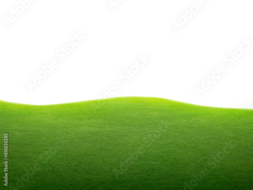green grass field, transparent background